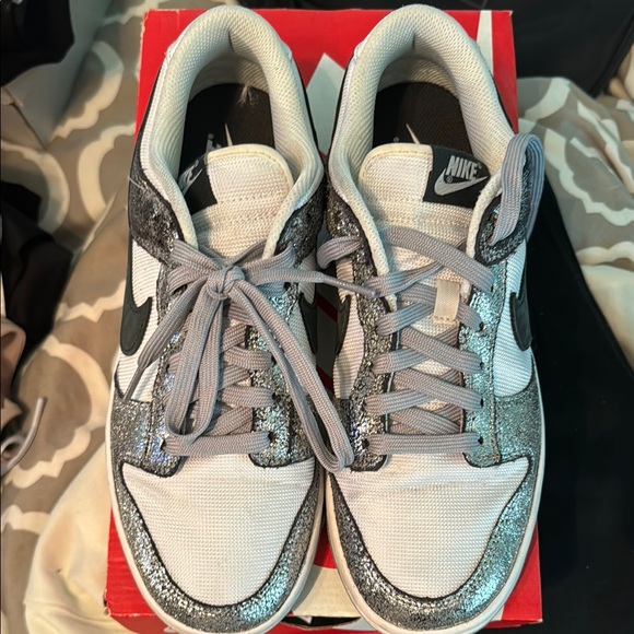 Nike Silver Gray and Black Dunk Sneakers - Picture 3 of 4